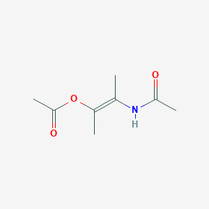 Acetic acid 2-acetylamino-1-methyl-propenyl ester
