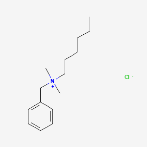 molecular formula C15H26ClN B1630004 Benzylhexyldimethylammonium chloride CAS No. 22559-57-5