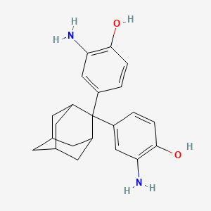 molecular formula C22H26N2O2 B1630007 2,2-Bis(3-amino-4-hydroxyphenyl)adamantane CAS No. 753023-32-4