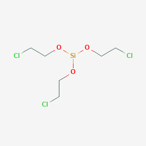 molecular formula C6H12Cl3O3Si B163002 Tris(2-chloroethoxy)silane CAS No. 10138-79-1