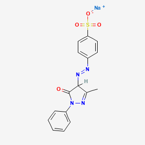 Sodium P-[(4,5-dihydro-3-methyl-5-oxo-1-phenyl-1H-pyrazol-4-YL)azo]benzenesulphonate