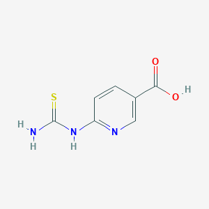 6-(Carbamothioylamino)pyridine-3-carboxylic acid