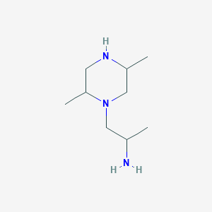 1-(2,5-Dimethylpiperazin-1-YL)propan-2-amine