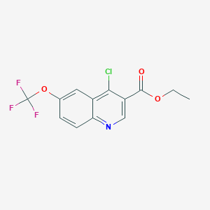 Ethyl 4-chloro-6-(trifluoromethoxy)quinoline-3-carboxylate