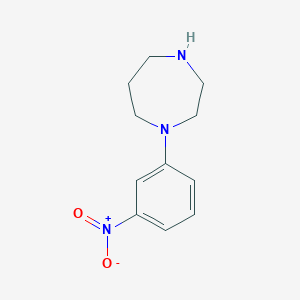 molecular formula C11H15N3O2 B1630040 1-(3-Nitrophenyl)-1,4-diazepane CAS No. 223797-01-1