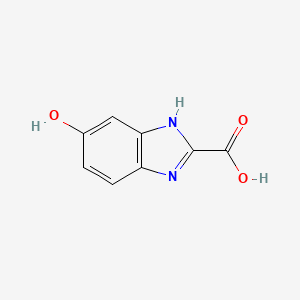 molecular formula C8H6N2O3 B1630041 5-Hydroxy-1H-benzo[d]imidazole-2-carboxylic acid CAS No. 420137-33-3