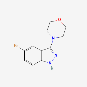 4-(5-Bromo-1H-indazol-3-yl)morpholine