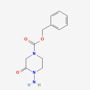 Benzyl 4-amino-3-oxopiperazine-1-carboxylate