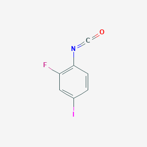 molecular formula C7H3FINO B163006 2-Fluoro-4-iodophenyl isocyanate CAS No. 139072-17-6