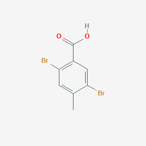 molecular formula C8H6Br2O2 B1630068 2,5-Dibromo-4-methylbenzoic acid CAS No. 20871-01-6