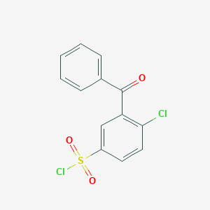 3-Benzoyl-4-chlorobenzene-1-sulfonyl chloride