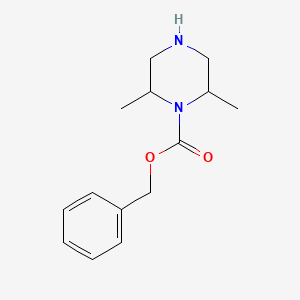 molecular formula C14H20N2O2 B1630080 Benzyl 2,6-dimethylpiperazine-1-carboxylate CAS No. 885278-89-7