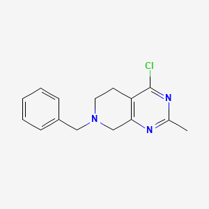 7-Benzyl-4-chloro-2-methyl-5,6,7,8-tetrahydropyrido[3,4-D]pyrimidine
