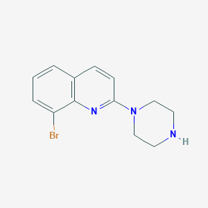 8-Bromo-2-(piperazin-1-yl)quinoline