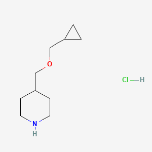 4-[(Cyclopropylmethoxy)methyl]piperidine hydrochloride
