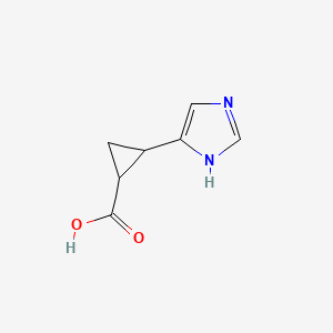 2-(1H-Imidazol-5-yl)cyclopropane-1-carboxylic acid