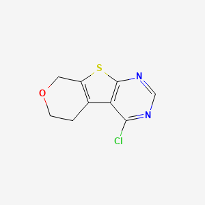 4-Chloro-5,8-dihydro-6H-pyrano[4',3':4,5]thieno[2,3-d]pyrimidine