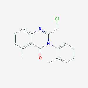 2-(Chloromethyl)-5-methyl-3-(o-tolyl)quinazolin-4(3H)-one