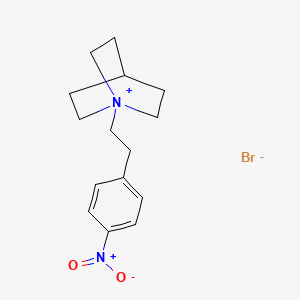 1-[2-(4-Nitrophenyl)ethyl]-1-azoniabicyclo[2.2.2]octane bromide