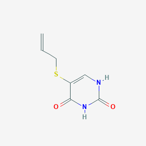 5-(2-Ppropenylthio)-2,4(1H,3H)-pyrimidinedione