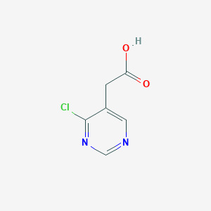 molecular formula C6H5ClN2O2 B1630155 2-(4-Chloropyrimidin-5-yl)acetic acid CAS No. 389799-46-6