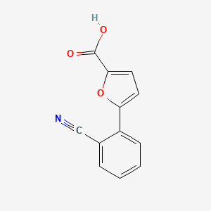 molecular formula C12H7NO3 B1630160 5-(2-Cyanophenyl)furan-2-carboxylic acid CAS No. 893638-36-3