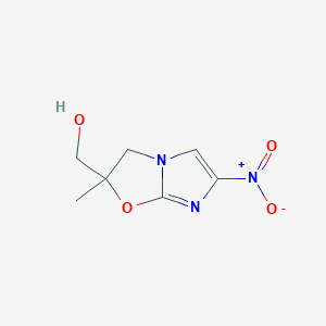 (2-Methyl-6-nitro-2,3-dihydro-imidazo[2,1-B]oxazol-2-YL)-methanol