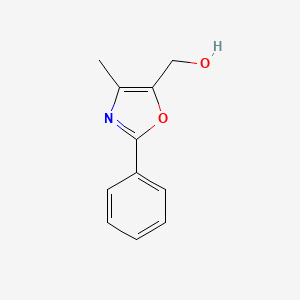 molecular formula C11H11NO2 B1630174 (4-Methyl-2-phenyl-1,3-oxazol-5-yl)methanol CAS No. 248924-06-3