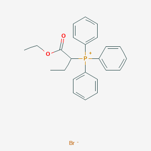 molecular formula C24H26BrO2P B1630175 (1-(Ethoxycarbonyl)-propyl)-triphenylphosphonium bromide CAS No. 54110-95-1
