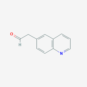 molecular formula C11H9NO B1630181 2-(Quinolin-6-YL)acetaldehyde CAS No. 335267-08-8