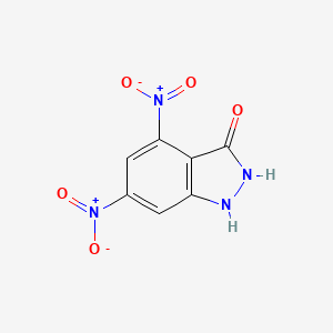 molecular formula C7H4N4O5 B1630199 4,6-Dinitro-3-hydroxyindazole CAS No. 885519-44-8