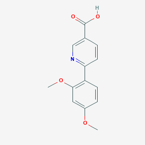6-(2,4-Dimethoxyphenyl)pyridine-3-carboxylic acid