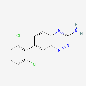 7-(2,6-Dichlorophenyl)-5-methylbenzo[e][1,2,4]triazin-3-amine
