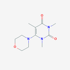 molecular formula C11H17N3O3 B1630222 1,3,5-Trimethyl-6-morpholino-uracil CAS No. 91194-40-0
