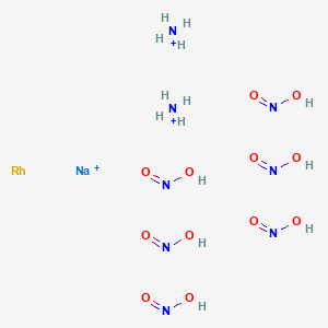 Diazanium;sodium;nitrous acid;rhodium