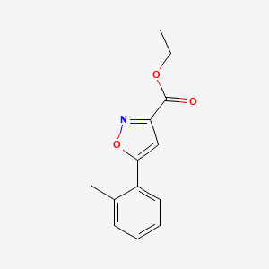 Ethyl 5-(2-methylphenyl)-1,2-oxazole-3-carboxylate