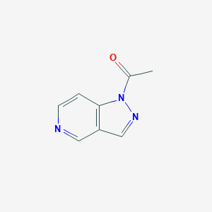 molecular formula C8H7N3O B1630225 Ethanone, 1-(1H-pyrazolo[4,3-c]pyridin-1-yl)- CAS No. 633328-87-7