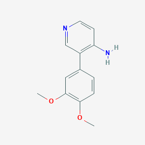 molecular formula C13H14N2O2 B1630226 3-(3,4-Dimethoxyphenyl)pyridin-4-amine CAS No. 663918-36-3
