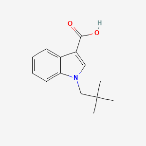 molecular formula C14H17NO2 B1630230 1-(2,2-Dimethylpropyl)-1H-indole-3-carboxylic acid CAS No. 739365-09-4