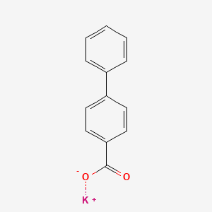 molecular formula C13H10KO2 B1630235 4-Biphenylcarboxylic acid potassium salt CAS No. 62698-50-4