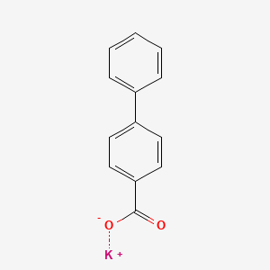 molecular formula C13H9KO2 B1630235 [1,1'-Biphenyl]-4-carboxylic acid, potassium salt CAS No. 62698-50-4