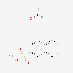 molecular formula C11H9KO4S B1630237 Potassium;formaldehyde;naphthalene-2-sulfonate CAS No. 67828-14-2