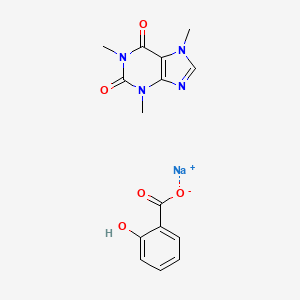 molecular formula C15H15N4NaO5 B1630240 Caffeine sodium salicylate CAS No. 8002-85-5