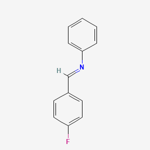 molecular formula C13H10FN B1630253 N-(4-Fluorobenzylidene)aniline CAS No. 5676-81-3