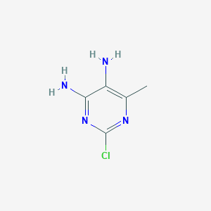 molecular formula C5H7ClN4 B1630254 2-Chloro-6-methylpyrimidine-4,5-diamine CAS No. 63211-98-3