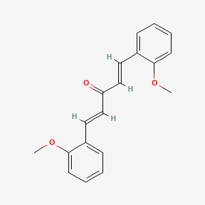 molecular formula C19H18O3 B1630255 (1E,4E)-1,5-Bis(2-methoxyphenyl)penta-1,4-dien-3-one CAS No. 41973-42-6