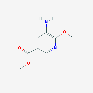 molecular formula C8H10N2O3 B1630258 Methyl 5-amino-6-methoxynicotinate CAS No. 59237-50-2