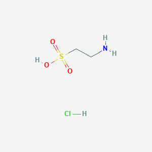 molecular formula C2H8ClNO3S B1630259 Ethanesulfonic acid, 2-amino-, hydrochloride CAS No. 73328-73-1