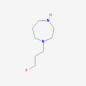 molecular formula C8H17FN2 B1630262 1-(3-Fluoropropyl)-1,4-diazepane CAS No. 770700-55-5