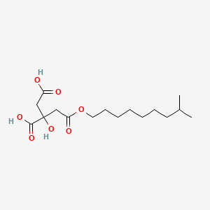 molecular formula C16H28O7 B1630264 1,2,3-Propanetricarboxylic acid, 2-hydroxy-, isodecyl ester CAS No. 90605-17-7